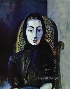 Famous Abstract Painting - Jacqueline Rocque 1954 Cubist
